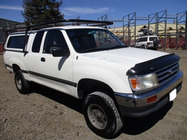 1996 TOYOTA T100 WHITE XTRA 3.4L AT 4WD Z16361